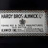 Hardy Bros Enamel sign - Black & White