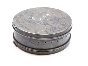 vintage fly cast tin