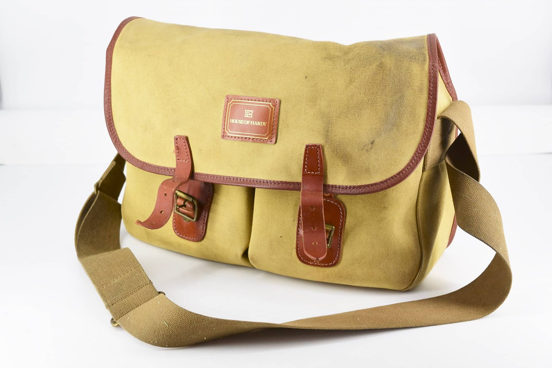 Hardy Test Canvas & Leather Fishing Bag 