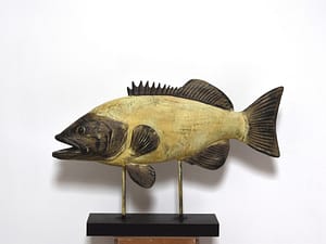 Hand Carved Large Wooden Fish